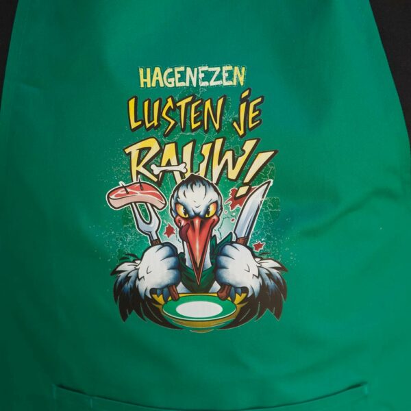 ‘Hagenezen lusten je rauw’ BBQ-schort - Image 3