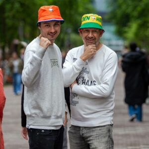 Reversible Haagse Oranje bucket hat